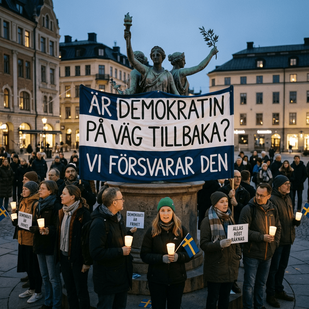 Democracy defended, title: Är demokratin på väg tillbaka?
